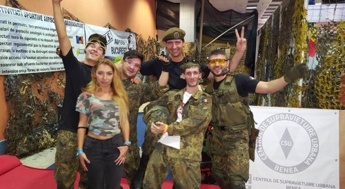 T.A.S.T.E. airsoft team la expozitia MensMentis 2017